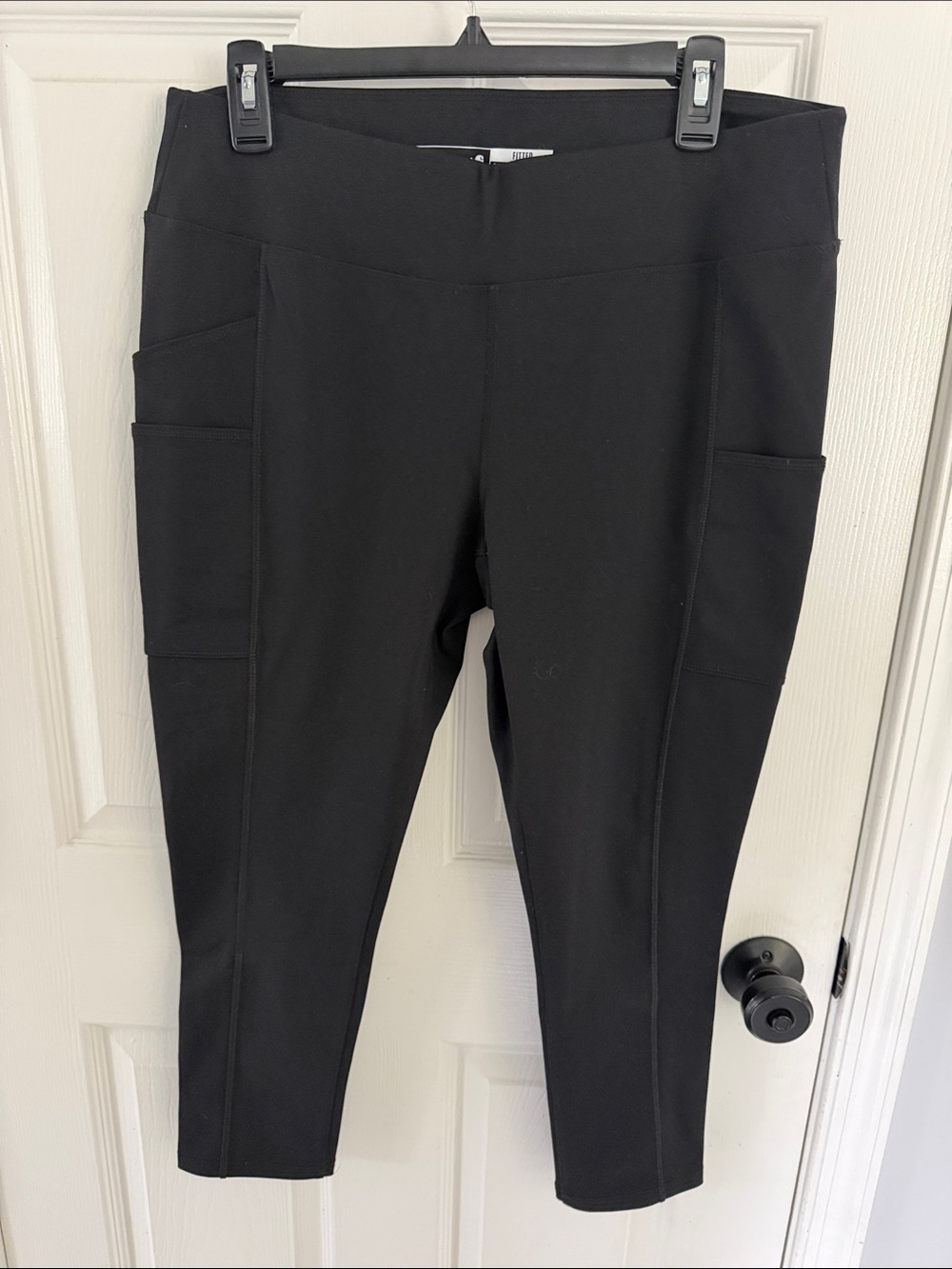 Carhartt Black capri-Length Work Leggings with Side Pockets Large